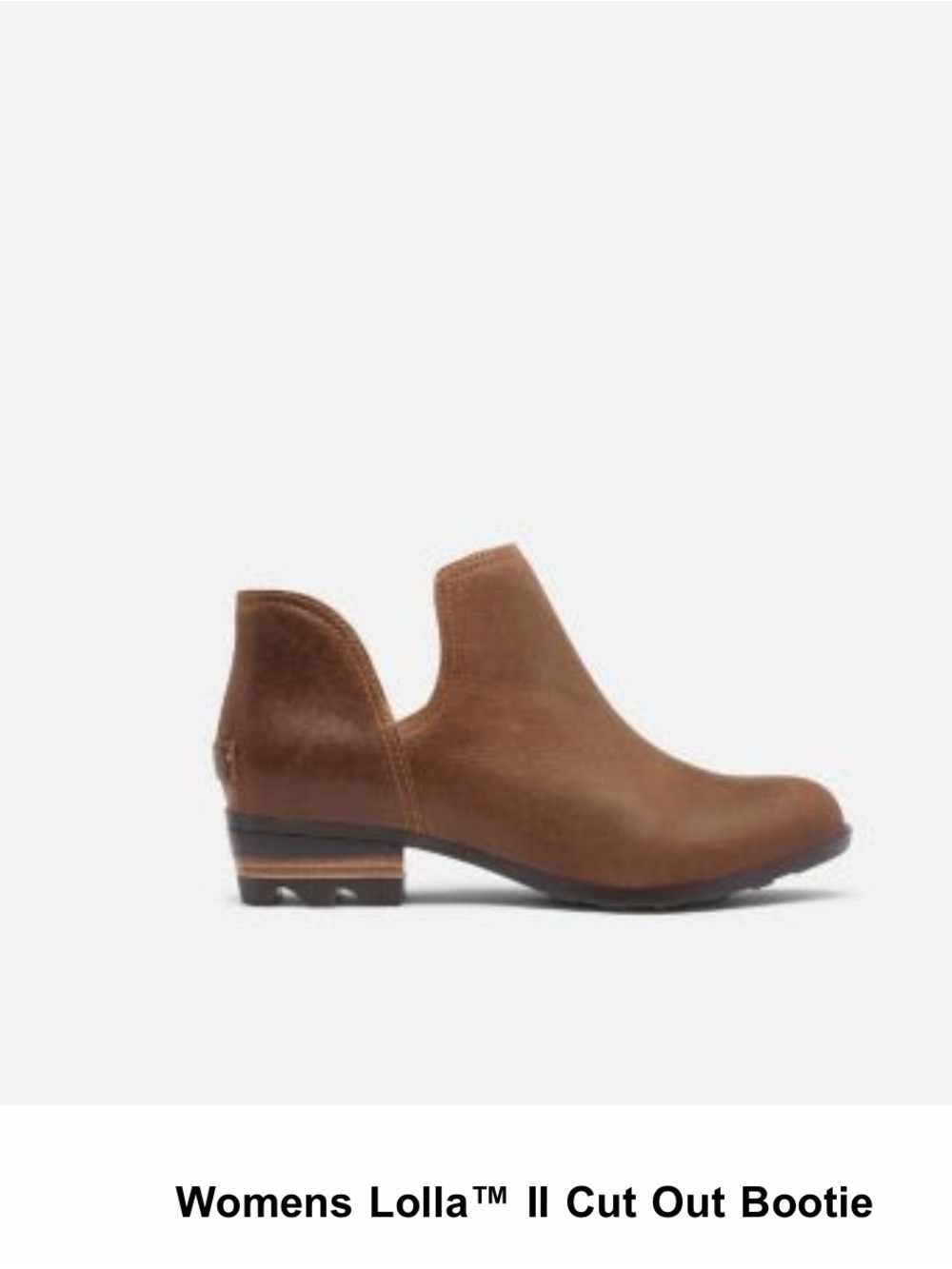 Sorel Lolla II Cut-Out Bootie in Brown